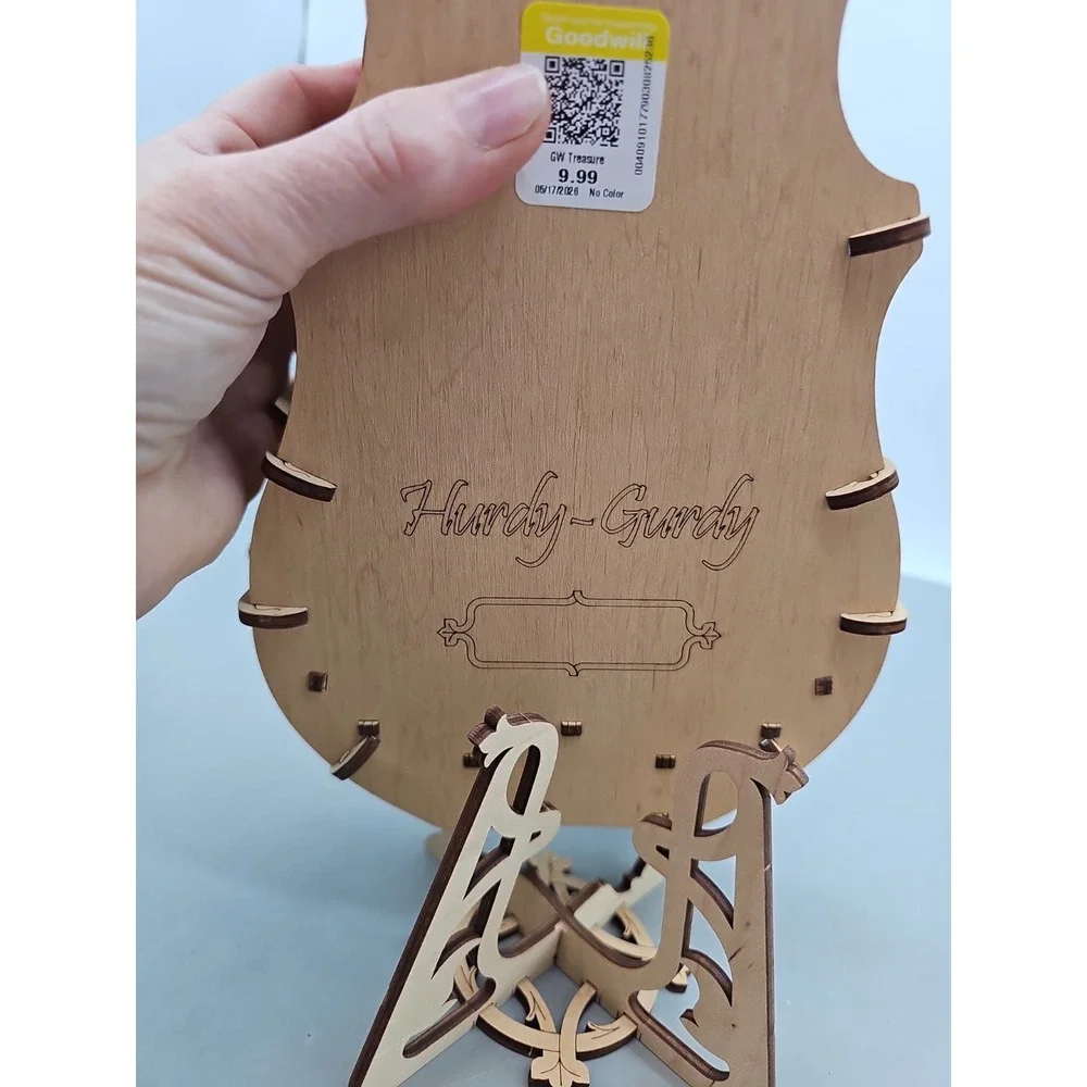 UGEARS Hurdy-Gurdy - Mechanical 3D Wooden Model - UTG0028
